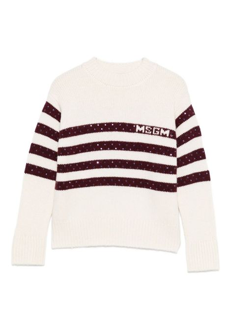 Pull con paillettes MSGM KIDS | F5MSJGJP082013/19